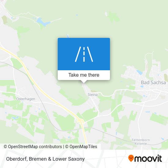 Oberdorf map