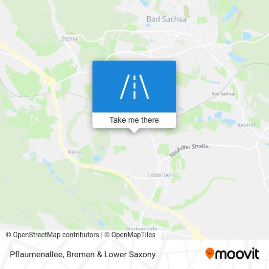 Pflaumenallee map
