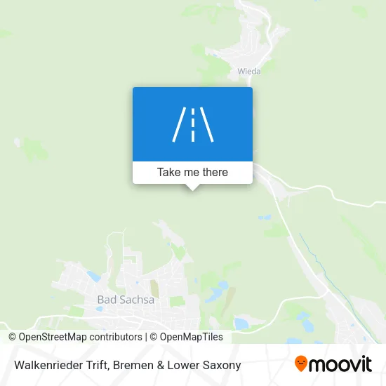 Карта Walkenrieder Trift