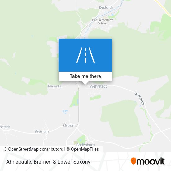 Ahnepaule map