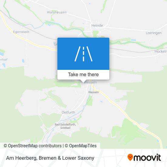 Am Heerberg map