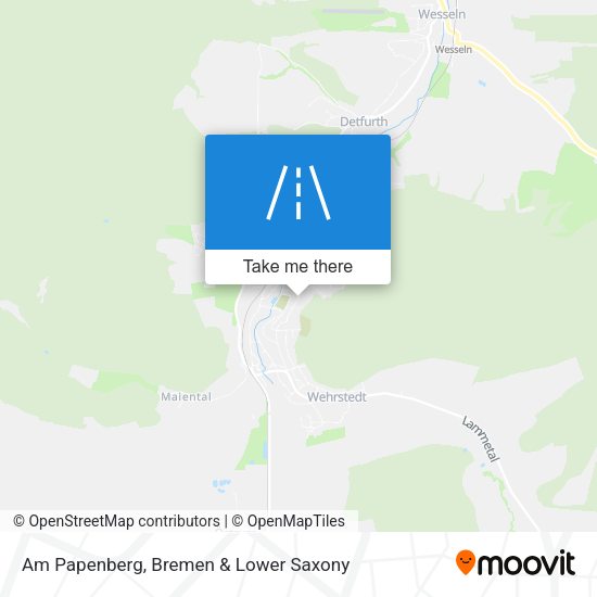 Am Papenberg map