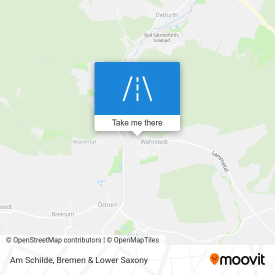 Am Schilde map