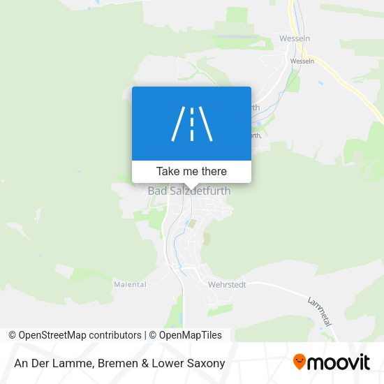 An Der Lamme map