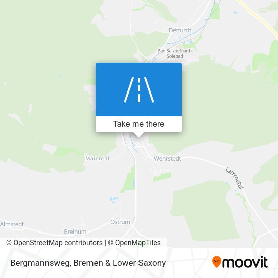 Bergmannsweg map