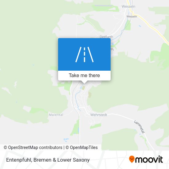 Entenpfuhl map