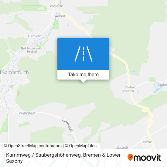 Kammweg / Saubergshöhenweg map