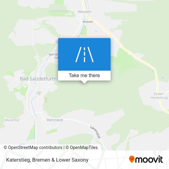 Katerstieg map