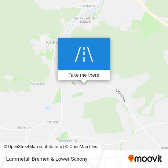 Lammetal map