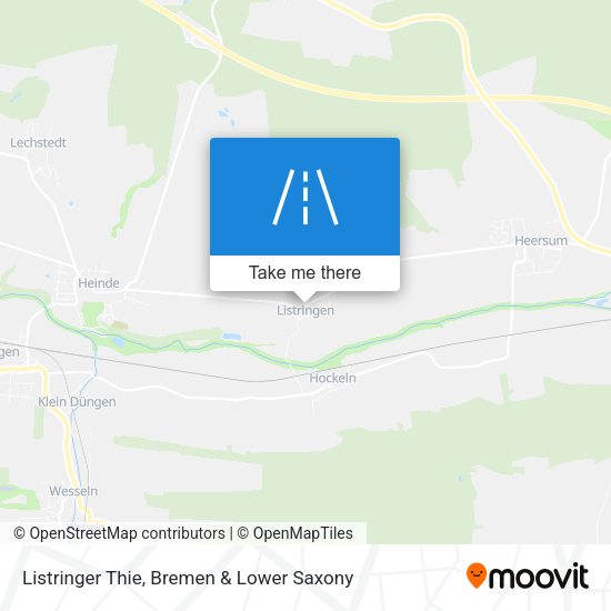 Listringer Thie map
