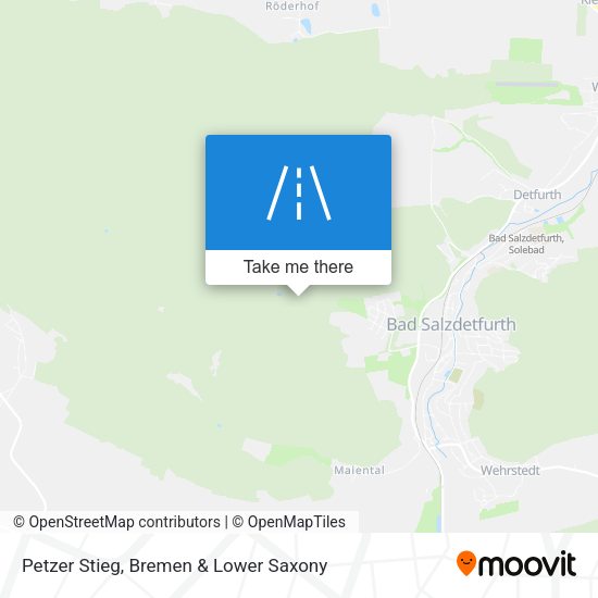 Petzer Stieg map