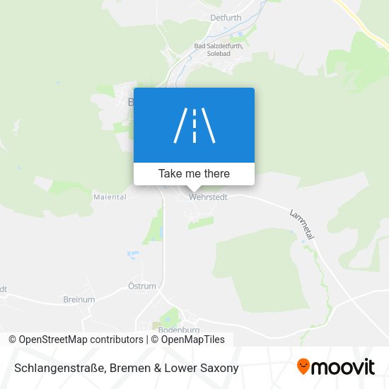 Schlangenstraße map