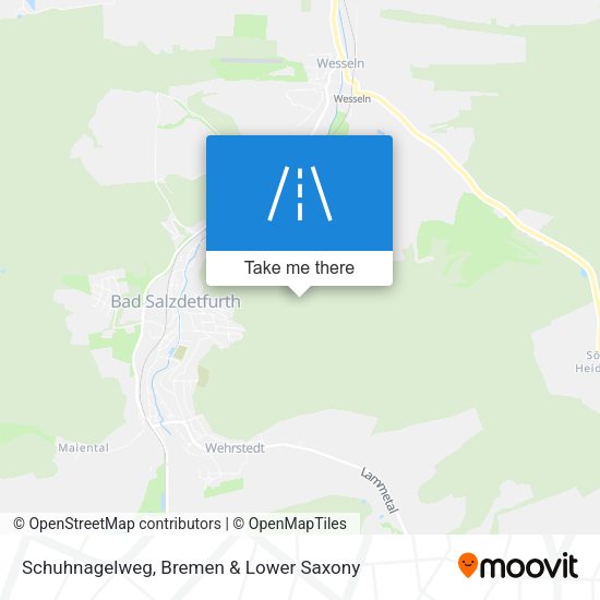 Schuhnagelweg map
