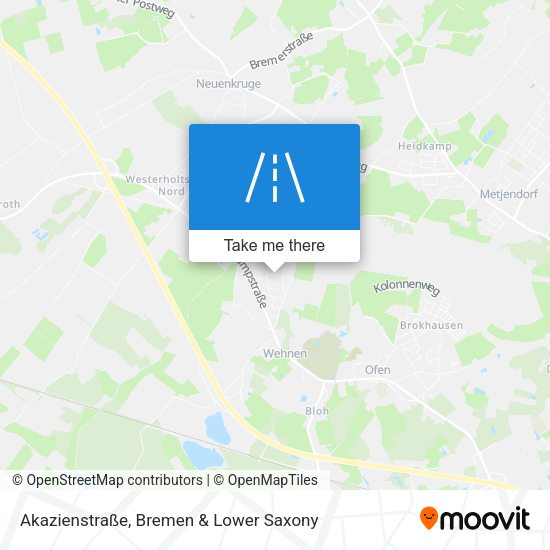 Akazienstraße map