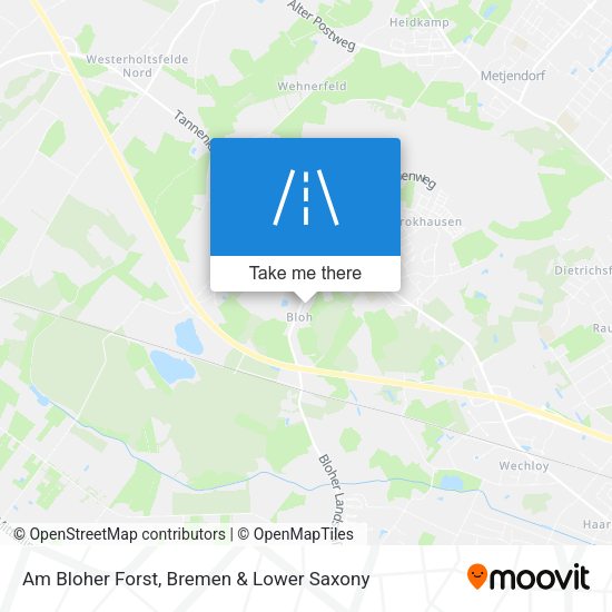 Am Bloher Forst map