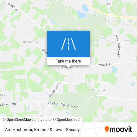 Am Hochmoor map