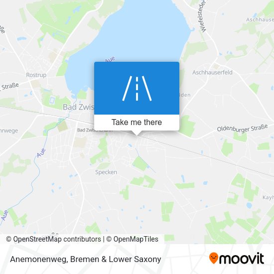 Anemonenweg map