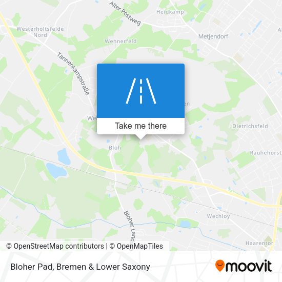 Bloher Pad map