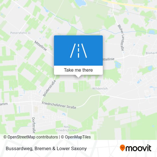 Bussardweg map