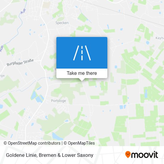 Goldene Linie map