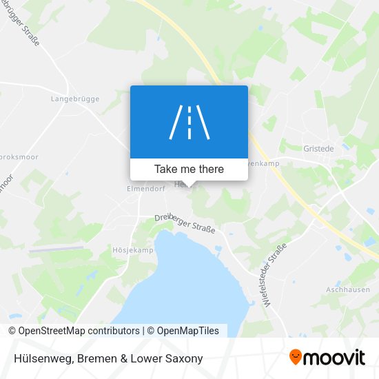 Hülsenweg map