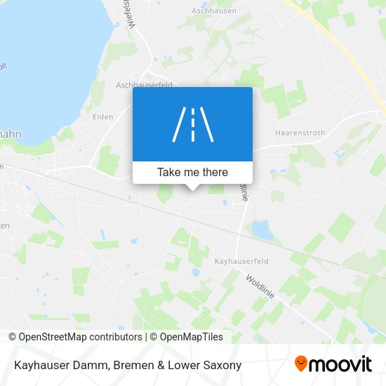 Kayhauser Damm map