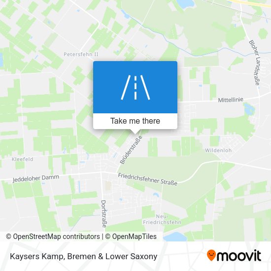 Kaysers Kamp map