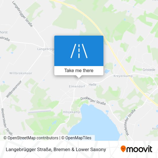 Langebrügger Straße map