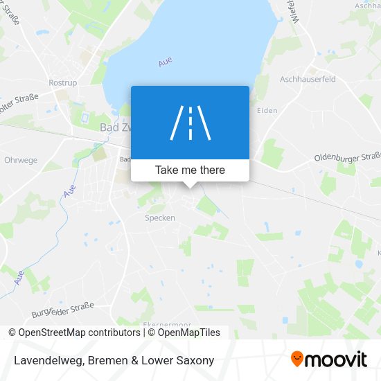 Lavendelweg map
