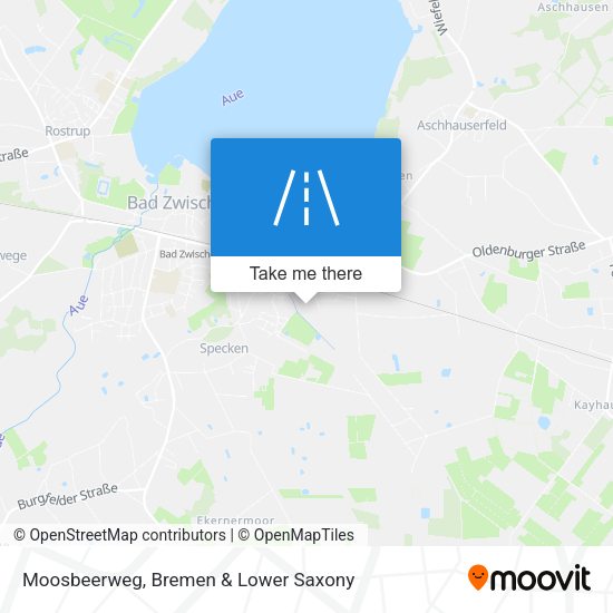 Moosbeerweg map