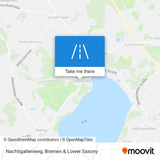 Nachtigallenweg map