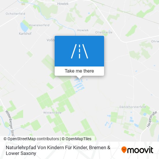 Naturlehrpfad Von Kindern Für Kinder map