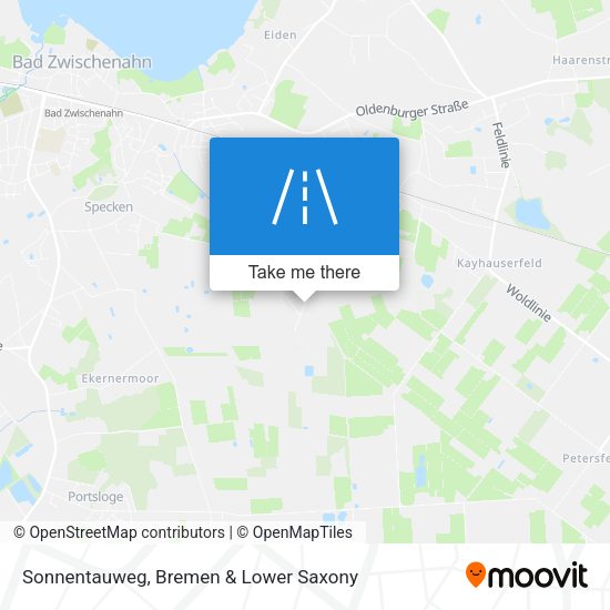 Sonnentauweg map