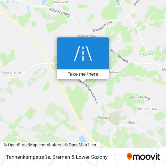 Tannenkampstraße map