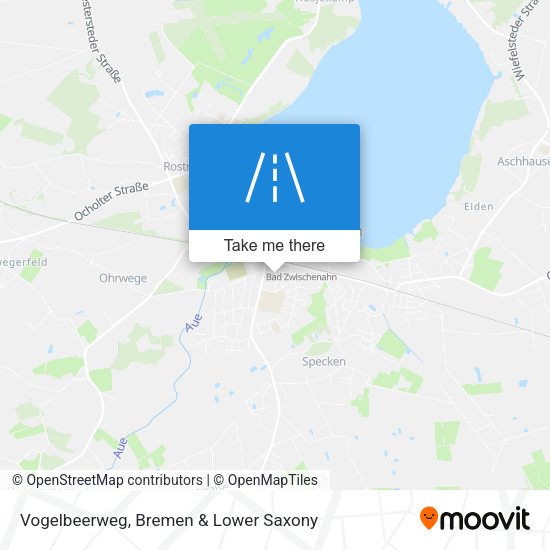 Vogelbeerweg map