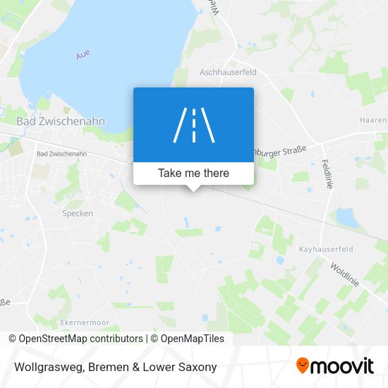 Wollgrasweg map
