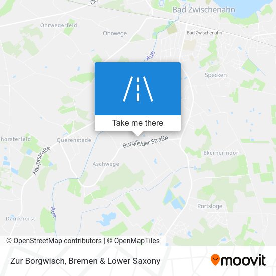 Zur Borgwisch map