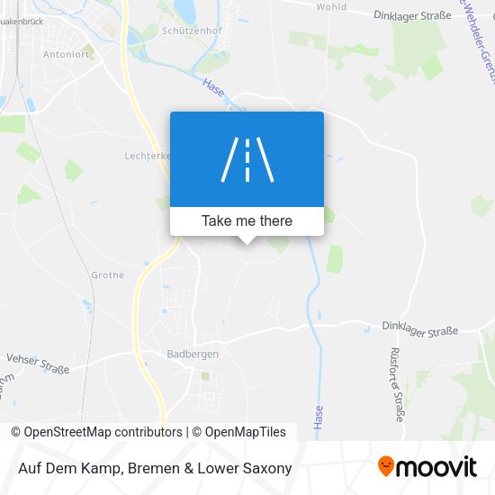 Auf Dem Kamp map