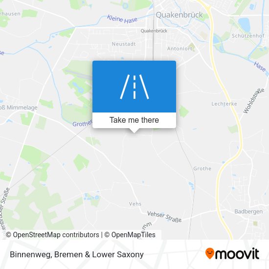 Binnenweg map