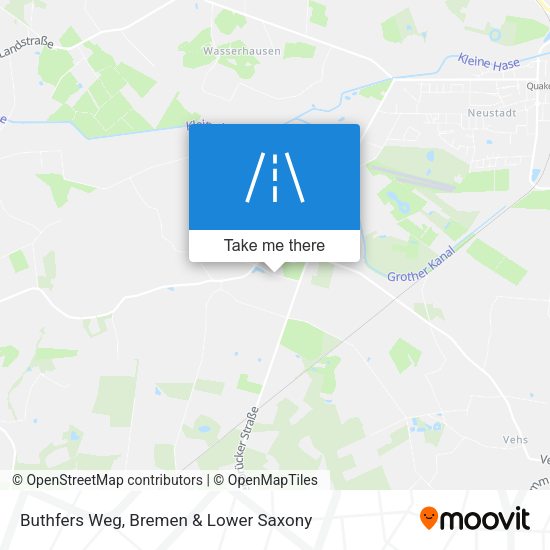 Buthfers Weg map