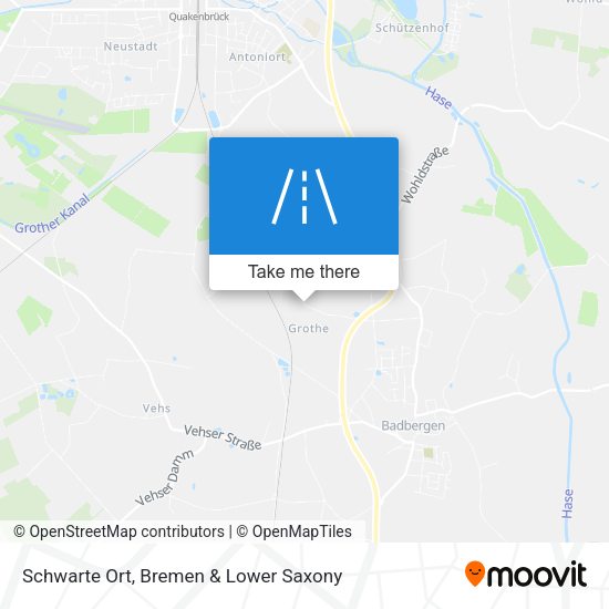 Schwarte Ort map