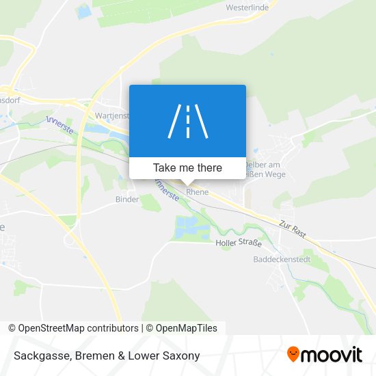 Sackgasse map