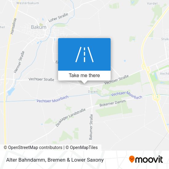 Alter Bahndamm map