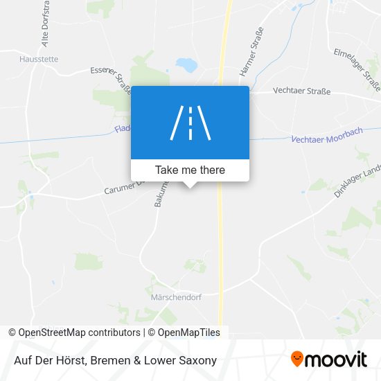 Auf Der Hörst map