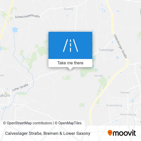 Calveslager Straße map