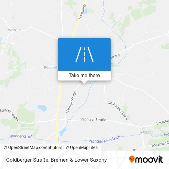 Goldberger Straße map