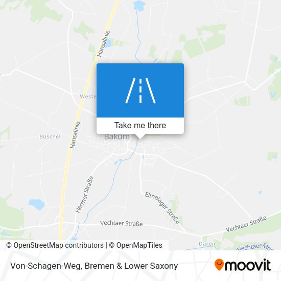 Von-Schagen-Weg map
