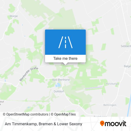 Am Timmenkamp map