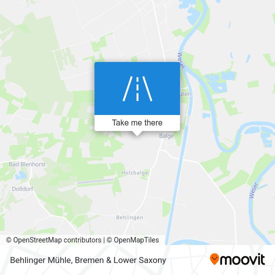 Behlinger Mühle map