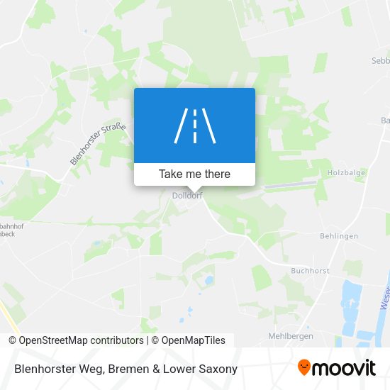 Blenhorster Weg map